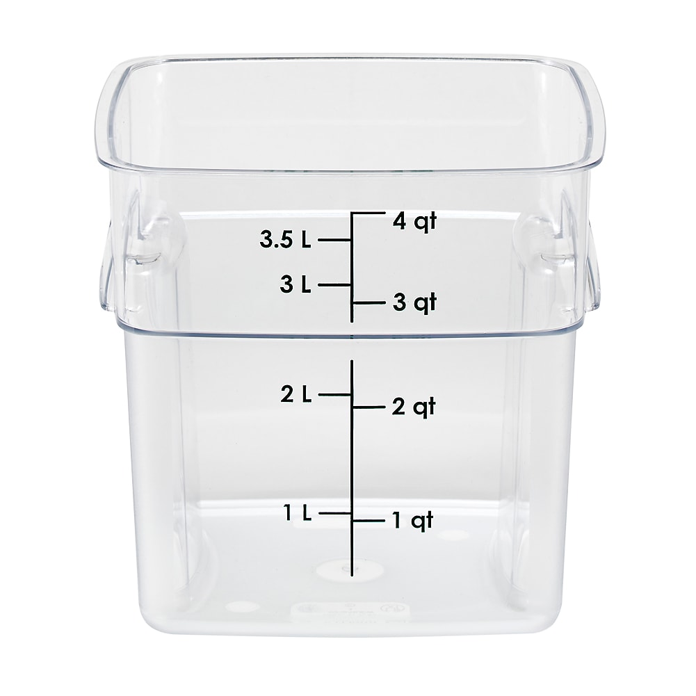 Cambro Contenitore Rotondo Camwear 4 Qt – In Polipropilene Per Conservazione Alimenti – NSF