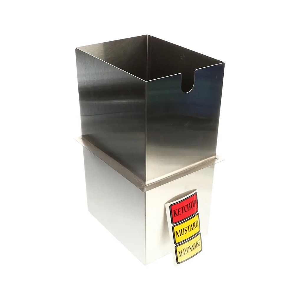 Parts Town SER07327 S/S Server Condiment Dispenser Kit Wasserstrom