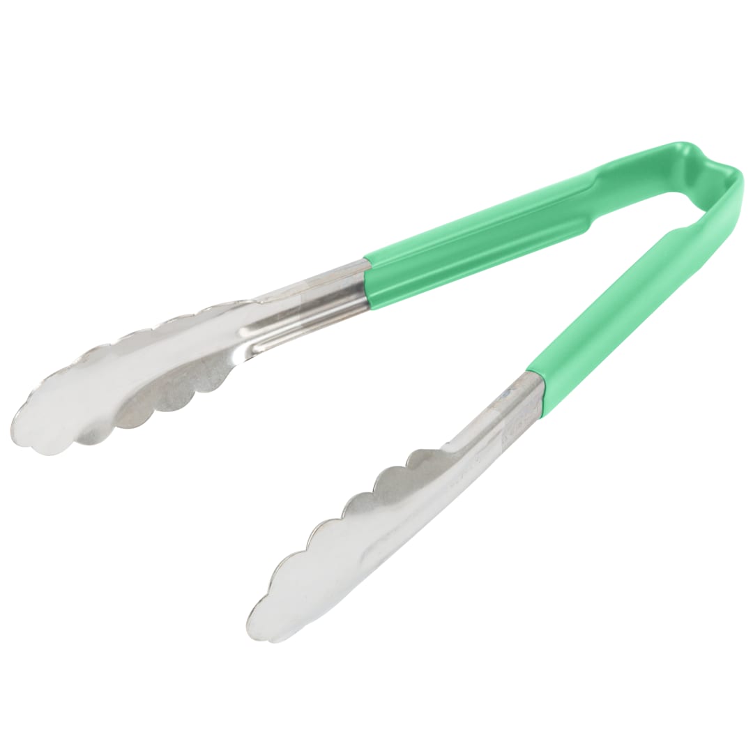Vollrath 4780970 Kool-Touch® Green Handled 9.5" Utility Tong