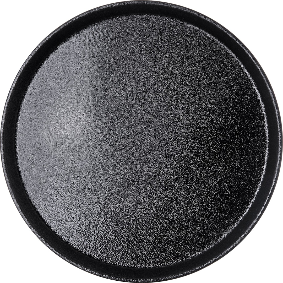 Carlisle 1400GR2004 Griptite2 Black 14" Round Tray