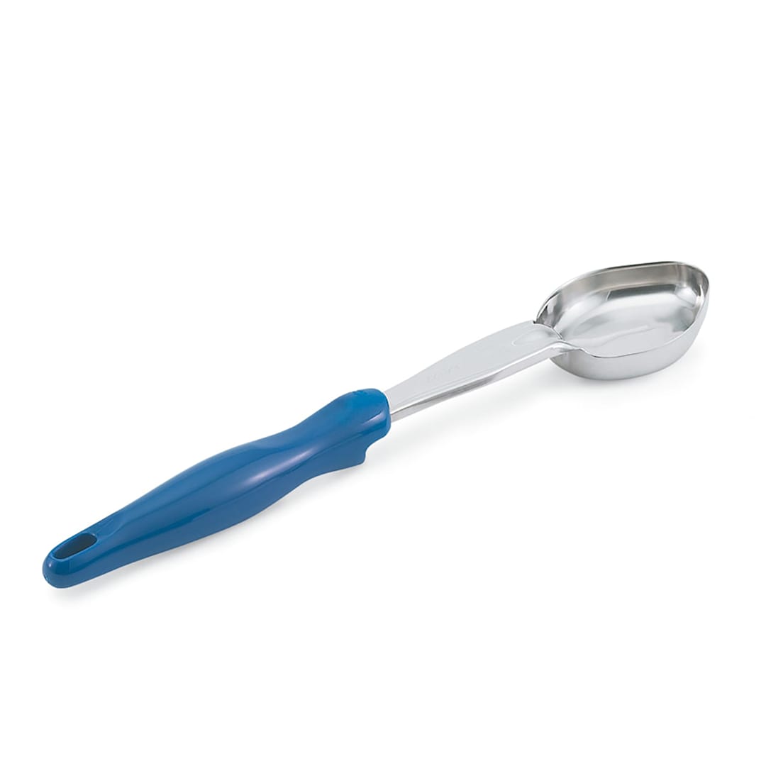 Vollrath® 6412230 Blue 2 Ounce Oval Solid Spoodle®
