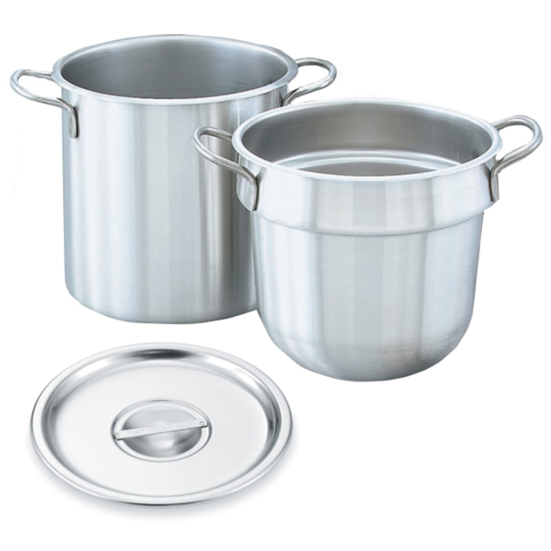 Vollrath® 77130 Stainless Steel 20 Quart Double Boiler Set