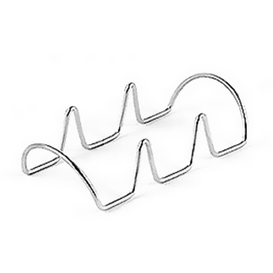 G.E.T. 4-81833 S/S 6.75" x 3.25" Triple Taco Holder