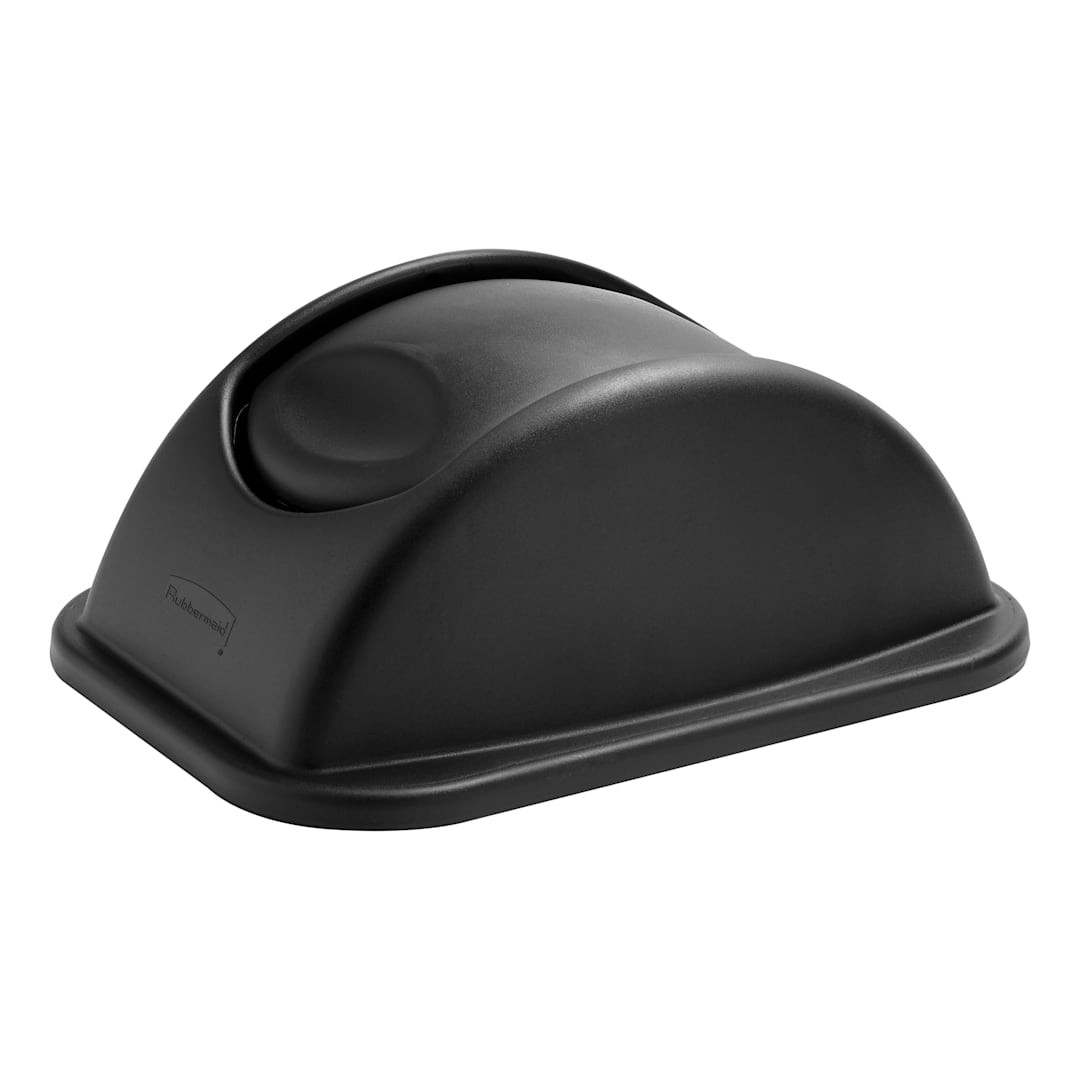 Rubbermaid FG306600BLA Black Swing Top for 2956