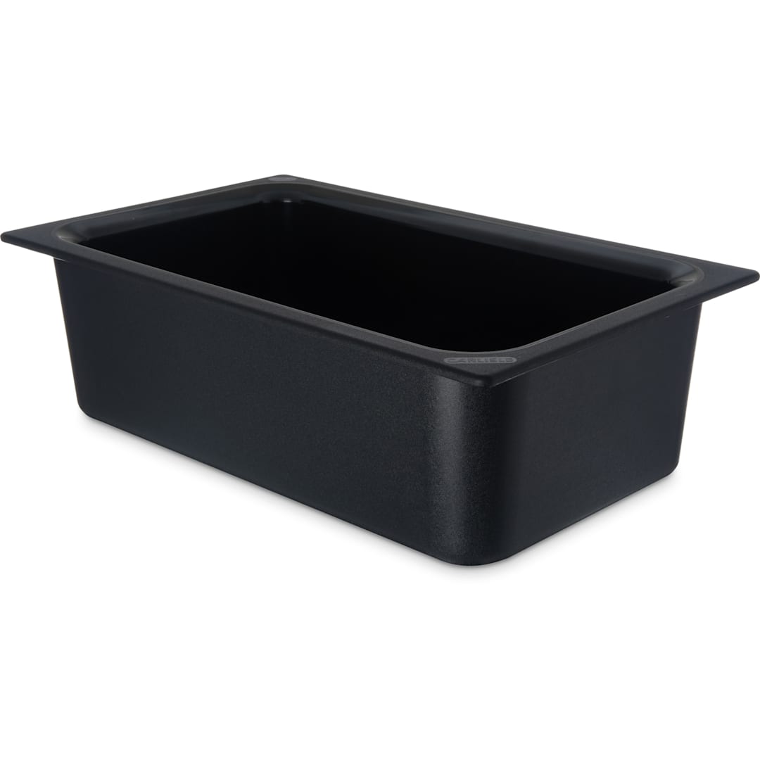 Carlisle CM110003 Coldmaster 15 Qt. Black Deep Full-Size Coldpan