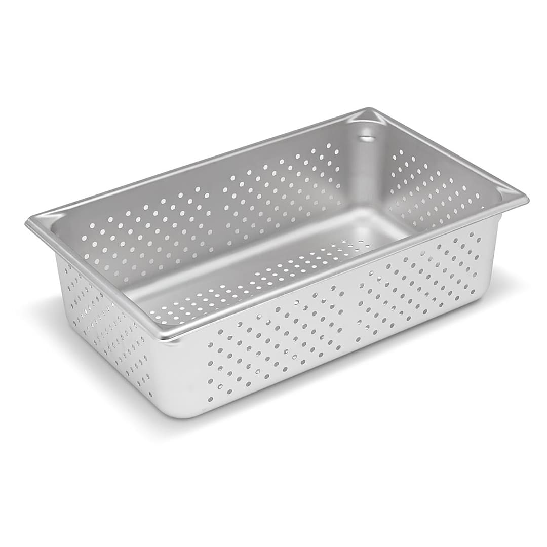 Vollrath 30063 Super Pan V Full Size x 6" D Perforated Food Pan