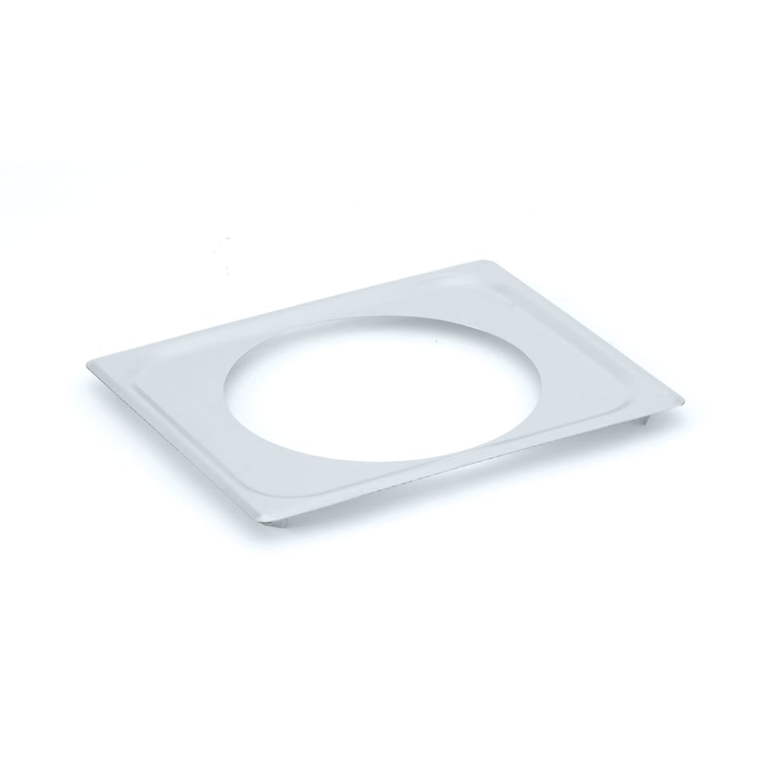 Vollrath 19198 Half Size 8-3/8" Single Opening S/S Adaptor Plate