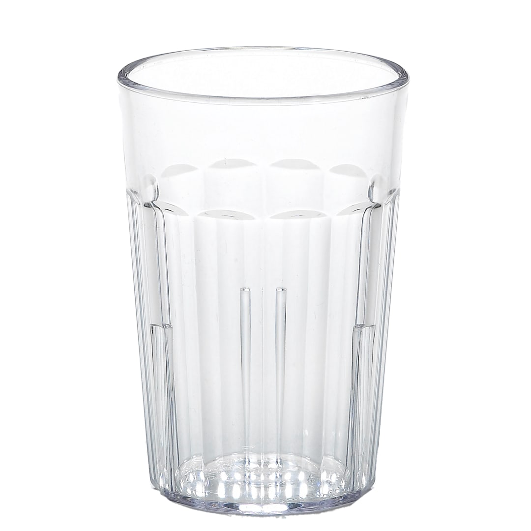 Cambro NT5152 SAN Newport Clear 6.4 Oz. Fluted Tumbler