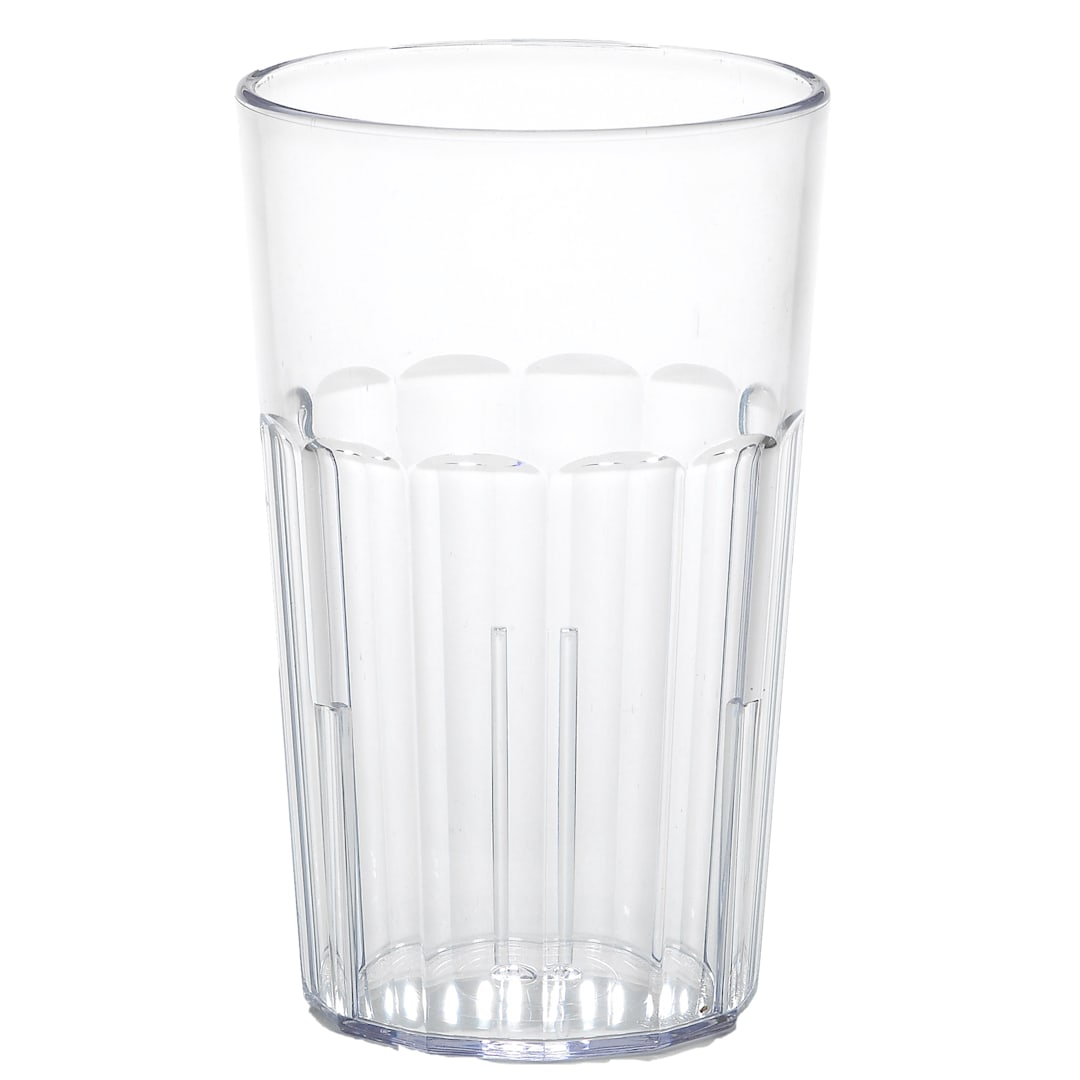 Cambro NT14152 Newport Clear 14 Oz. Fluted Tumbler
