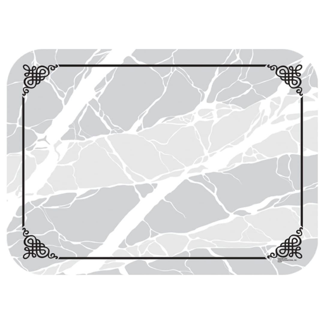 Dinex DX5320M Marbled Elegance 13.63 x 18.75 in. Paper Tray Cover - 1000 / CS