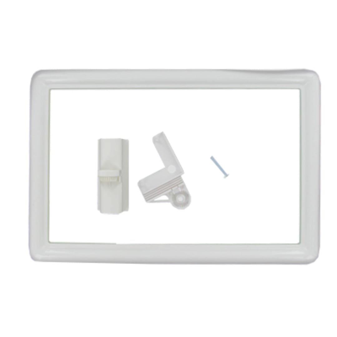 Clamp-Swing 13724-12 White 7" x 11" Flexible Side-View Frame