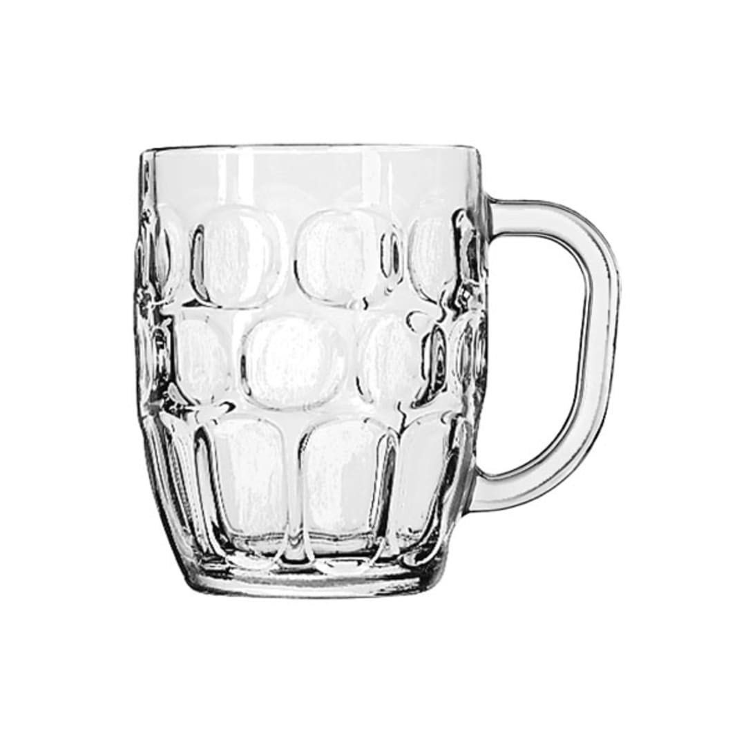 Libbey 5355 Clear 19.25 Oz. Dimple Beer Stein