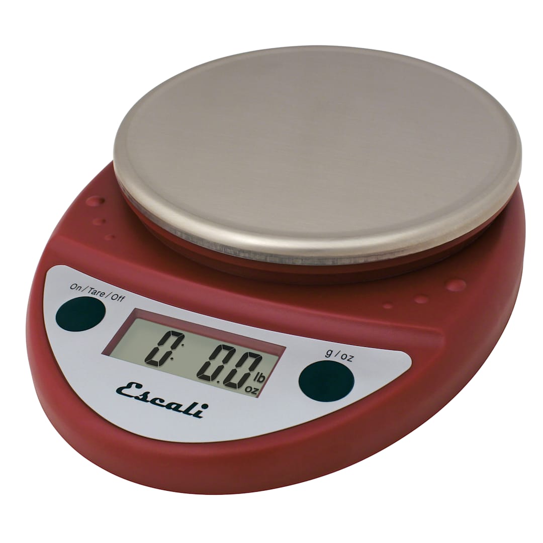 Escali SCDGP11RD Primo NSF 11 Pound Warm Red Digital Scale