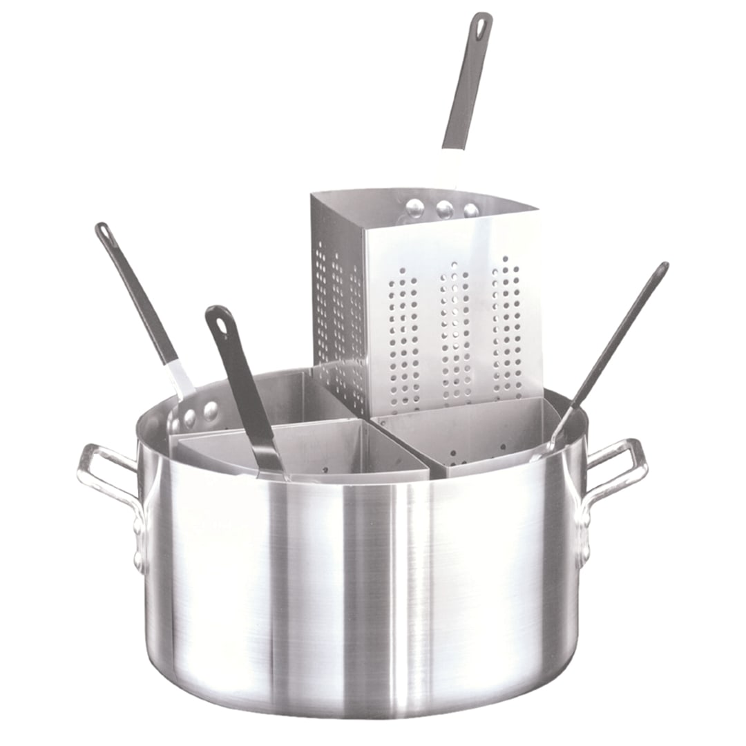 Adcraft® PASTA-4 20 Qt. Aluminum Pastabilities Pasta Cooker