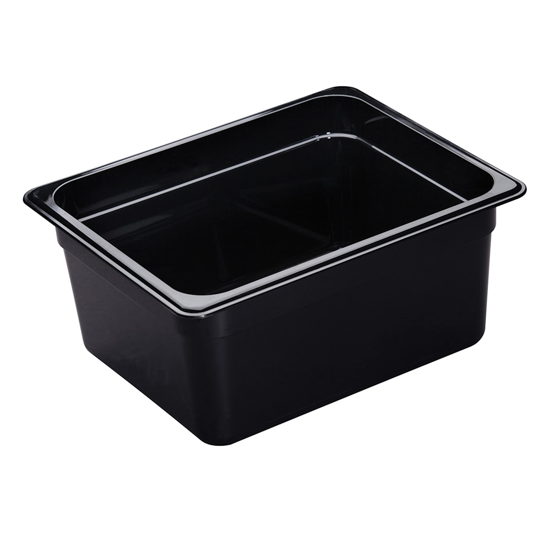 Cambro® 26HP110 Black High Heat 1/2 Size x 6" D Food Pan