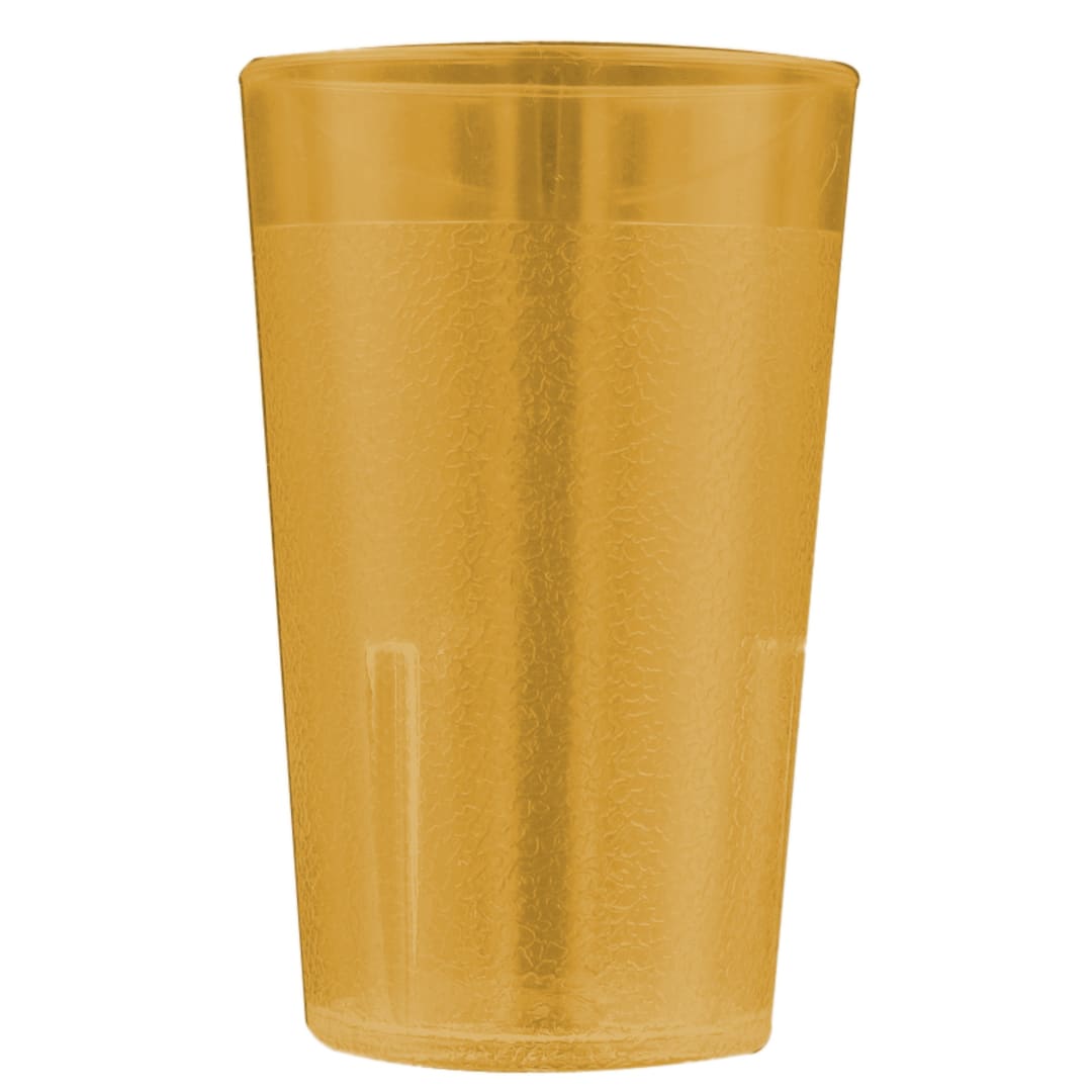 Cambro 500P153 Colorware Amber 5.2 Oz Plastic Tumbler - Dozen