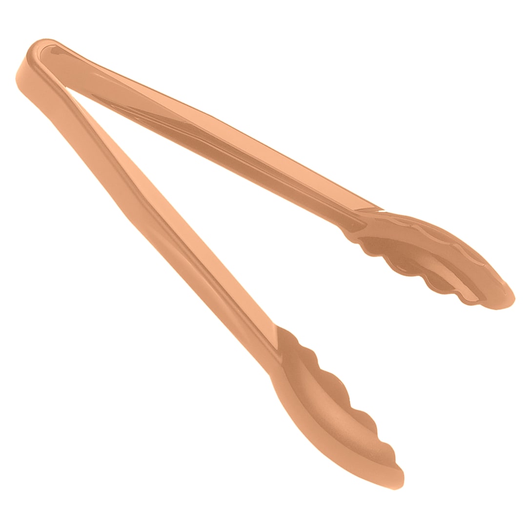 Cambro 9TGS133 Camwear Beige 9" Scalloped Tongs