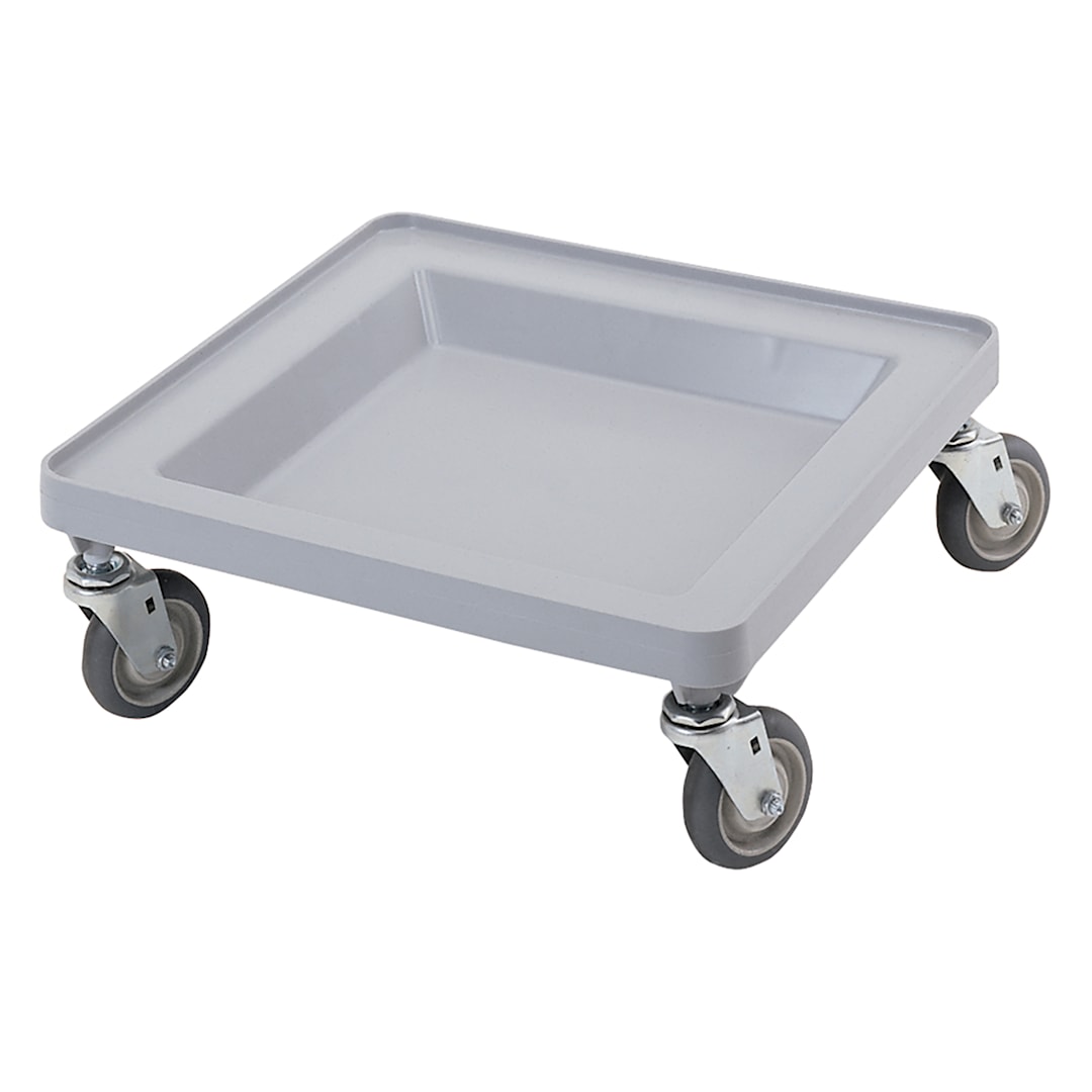 Cambro CDR2020151 Camdollies Economy Soft Gray Dolly for Dish Racks