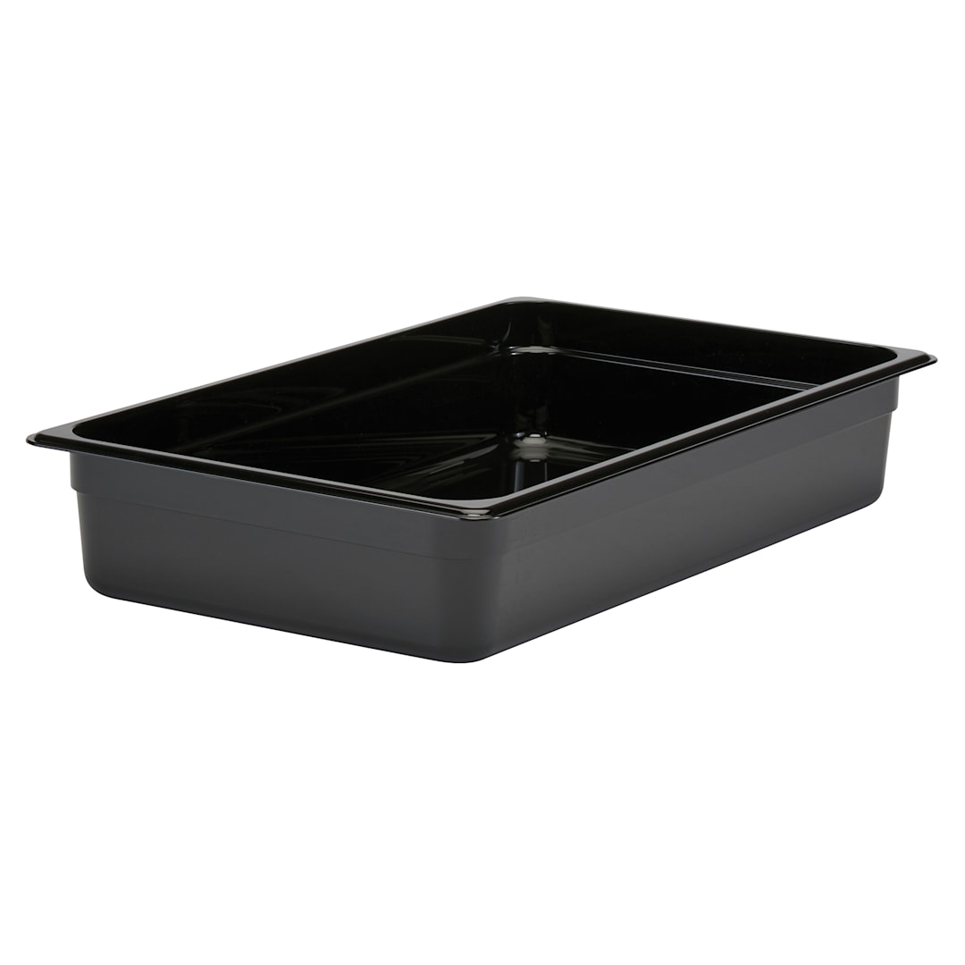 Cambro 14CW110 Black Camwear Full Size x 4" D Food Pan
