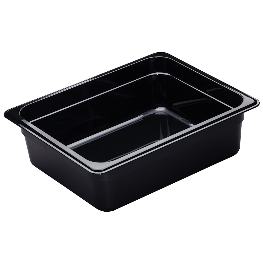Cambro® 24HP110 Black High Heat 1/2 Size x 4" D Food Pan