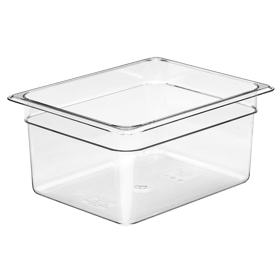Cambro 26CW135 Camwear Clear Half Size x 6" D Food Pan