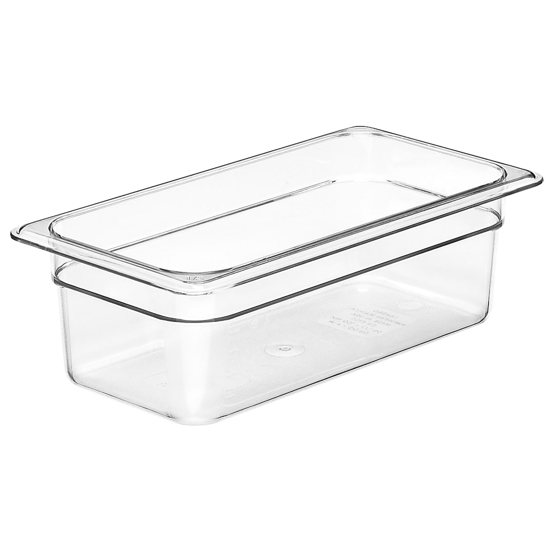 Cambro 34CW135 Camwear Clear 1/3 Size x 4" Food Pan