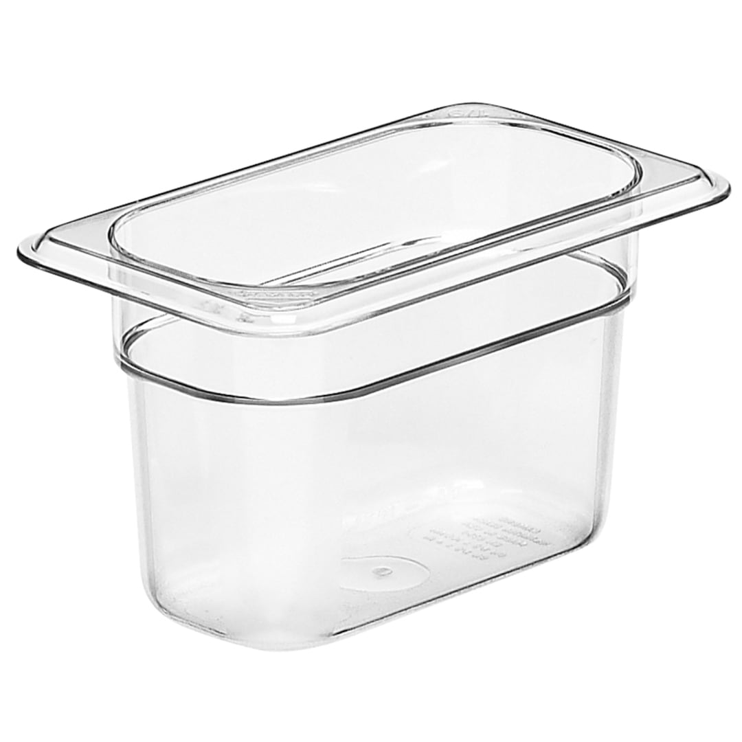 Cambro 94CW135 Camwear Clear 1/9 Size x 4" D Food Pan