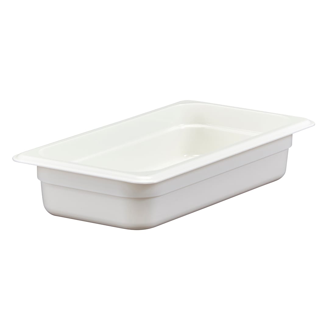 Cambro 32CW148 Camwear White 1/3 Size x 2.5" D Food Pan