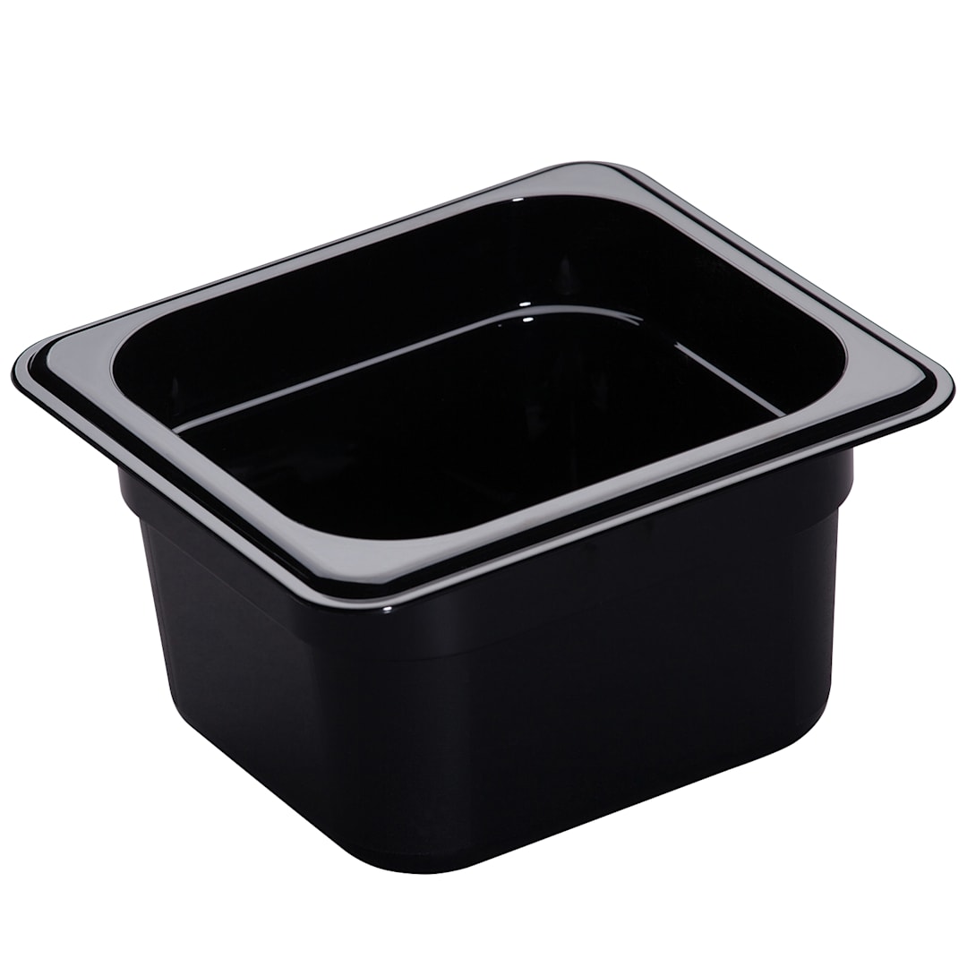 Cambro® 64HP110 Black High Heat 1/6 Size x 4" D Food Pan