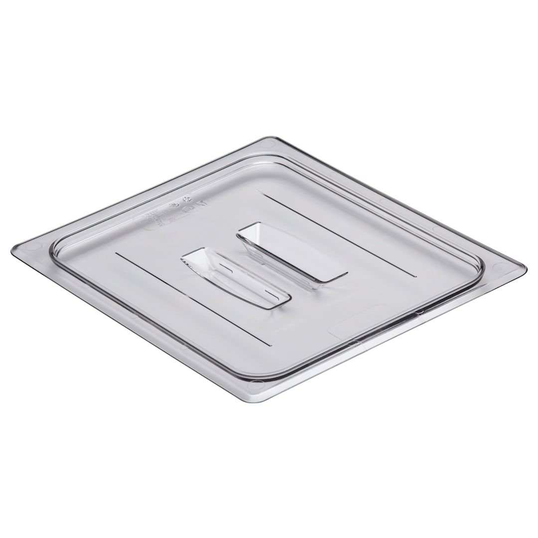 Cambro 20CWCH135 Camwear Clear Half Size Food Pan Cover with Handle