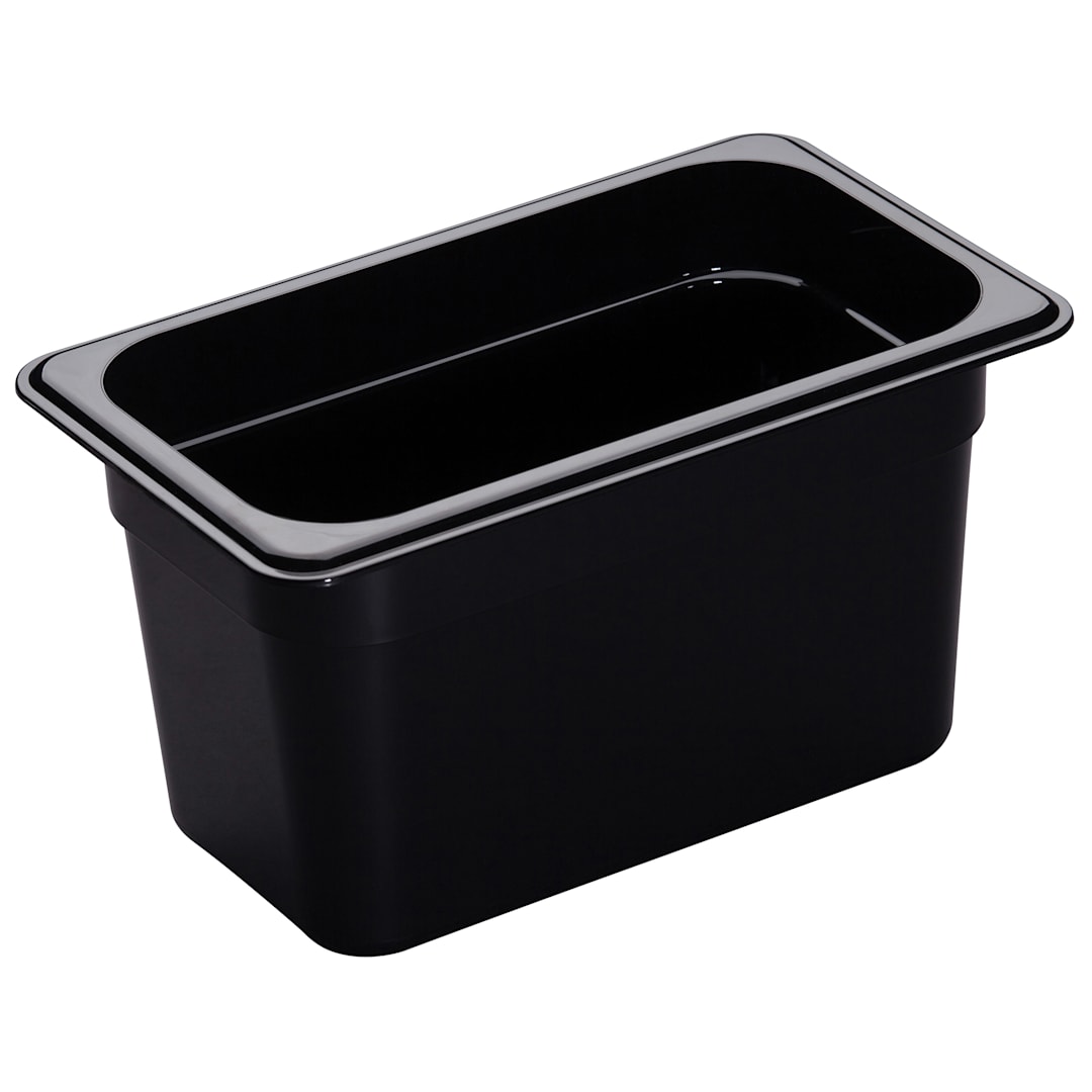 Cambro® 46HP110 Black High Heat 1/4 Size x 6" D Food Pan