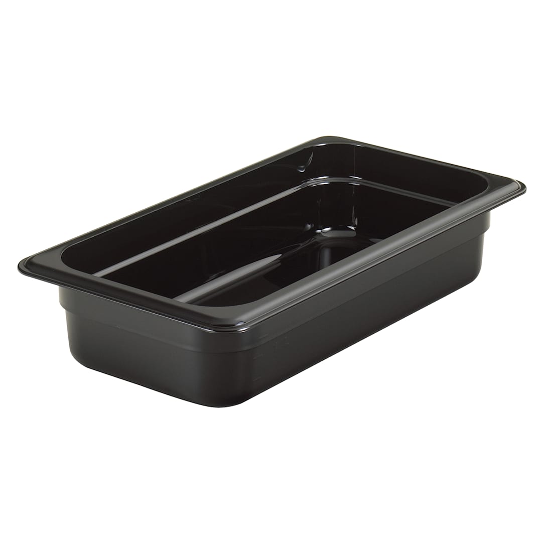 Cambro® 32HP110 Black High Heat 1/3 Size x 2-1/2" D Food Pan
