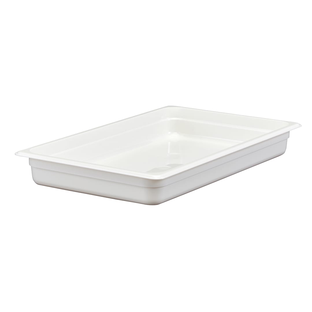 Cambro 12CW148 Camwear White Full Size x 2.5" D Food Pan