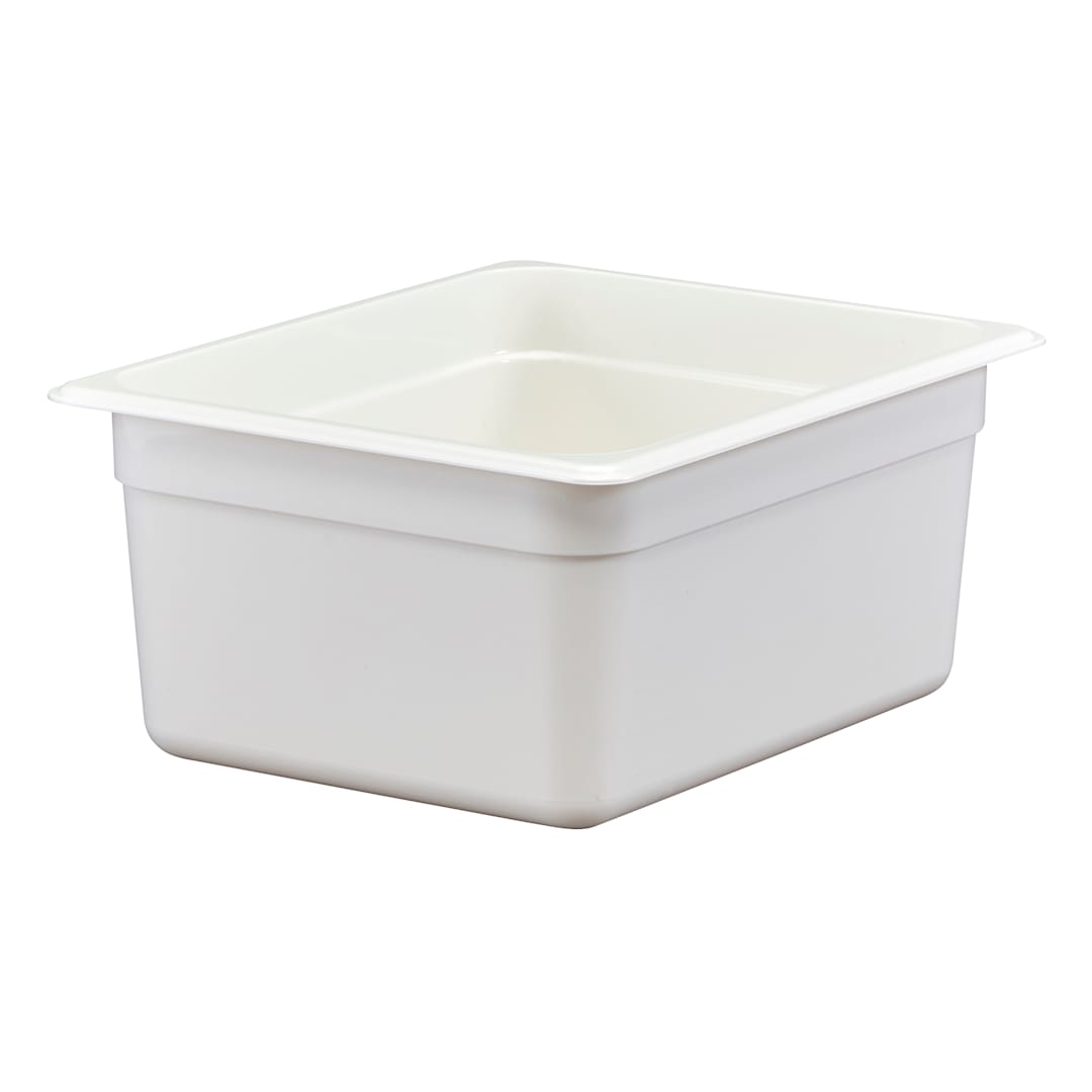 Cambro 26CW148 Camwear White Half Size x 6" D Food Pan