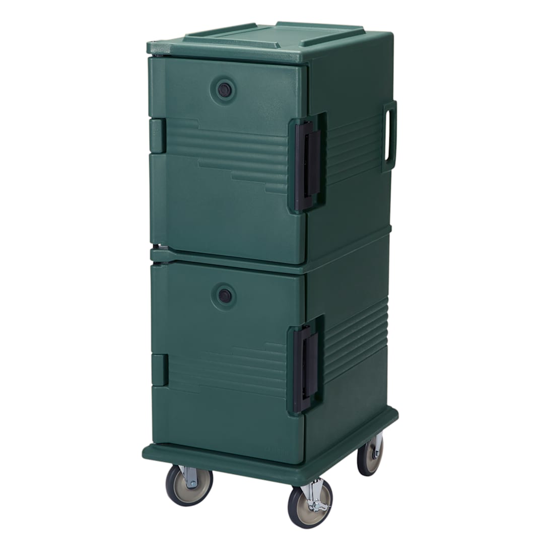 Cambro UPC800192 Ultra Camcart Granite Green 60 Qt. Food Pan Carrier