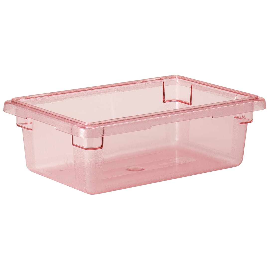 Cambro 12186CW467 Camwear Red 12" x 18" x 6" Food Storage Box