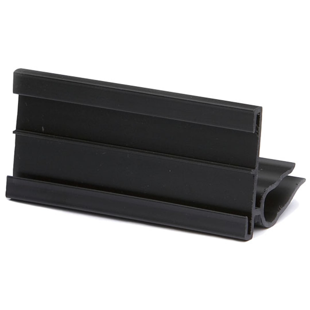 EGS TAG35112-B Venetian 3-1/2 x 1-1/2" Black Tag Holder