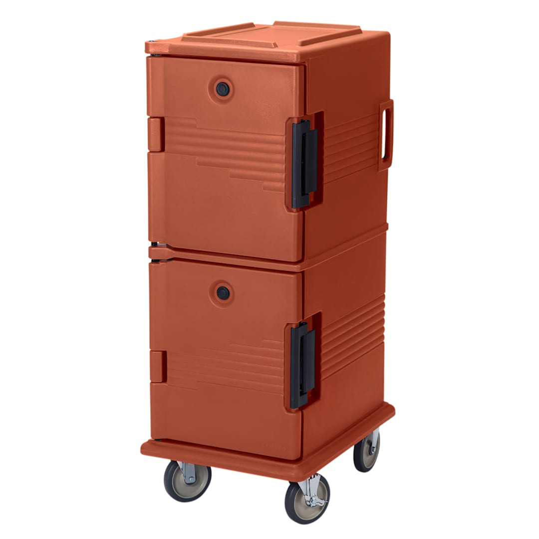 Cambro UPC800402 Ultra Camcart Brick Red 60 Qt. Food Pan Carrier