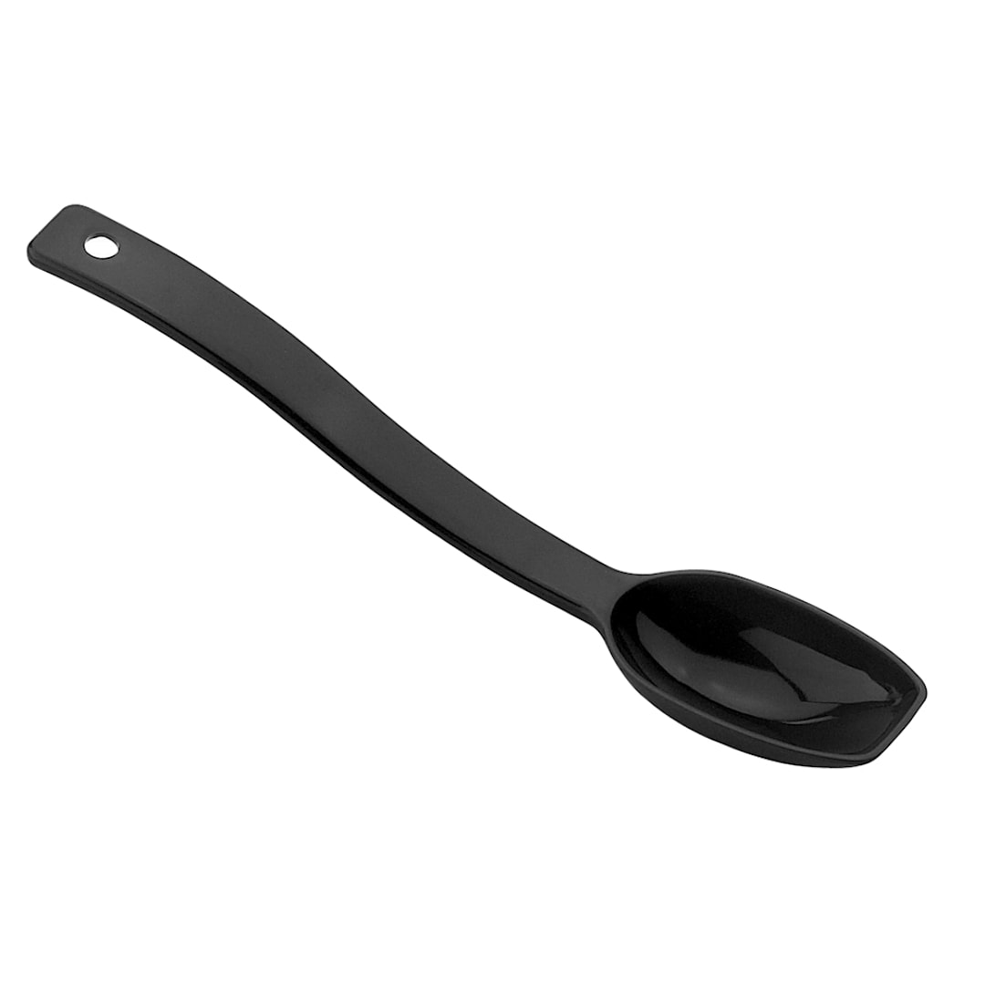 Cambro SPO8CW110 Camwear Black 1/2 Oz. Solid Salad Spoon