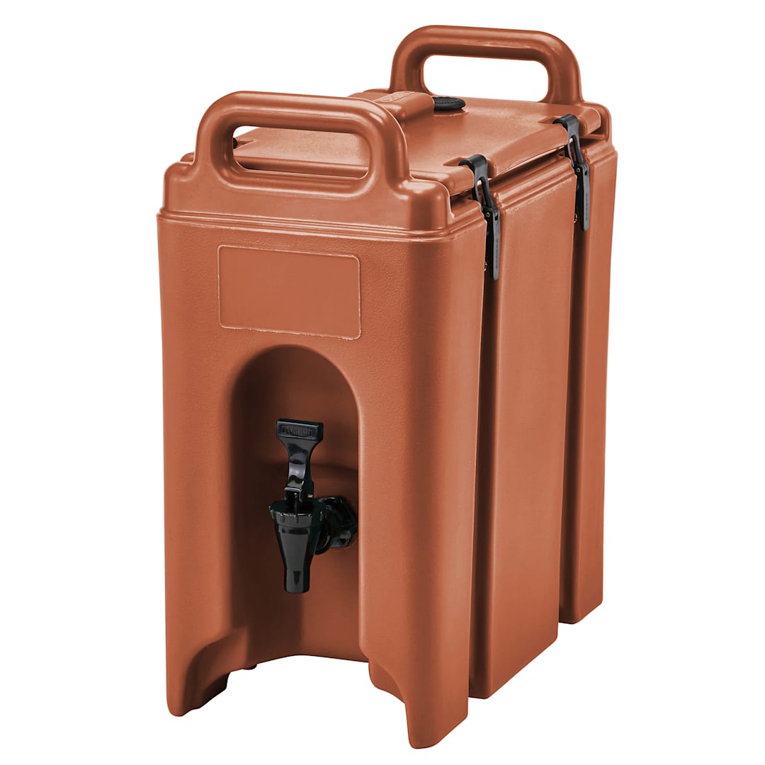 Cambro 250LCD402 Camtainer Red 2.5 Gal. Insulated Beverage Camtainer