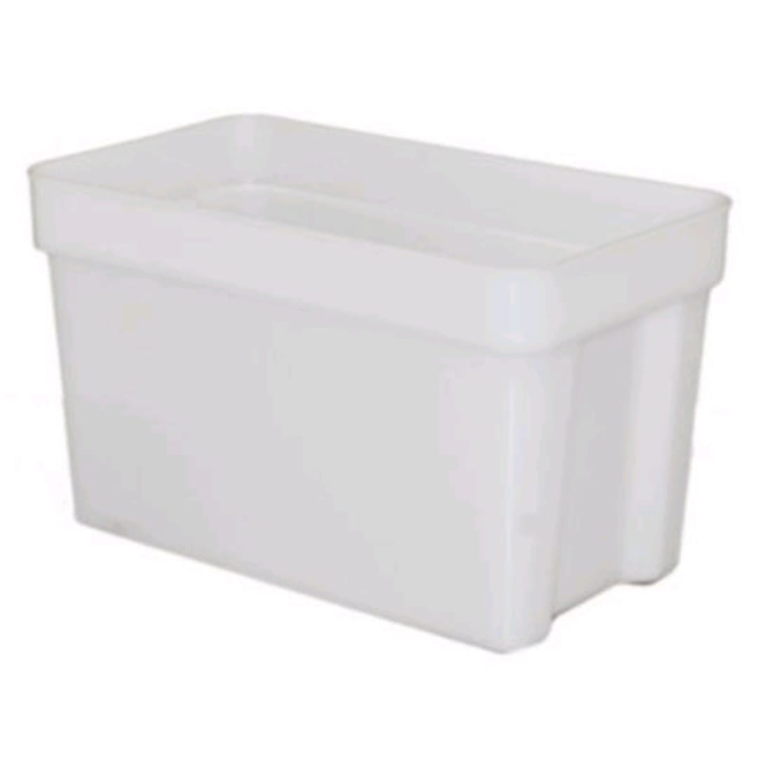 Prolon FS121 12 Qt. White Rectangular Space Saver Container