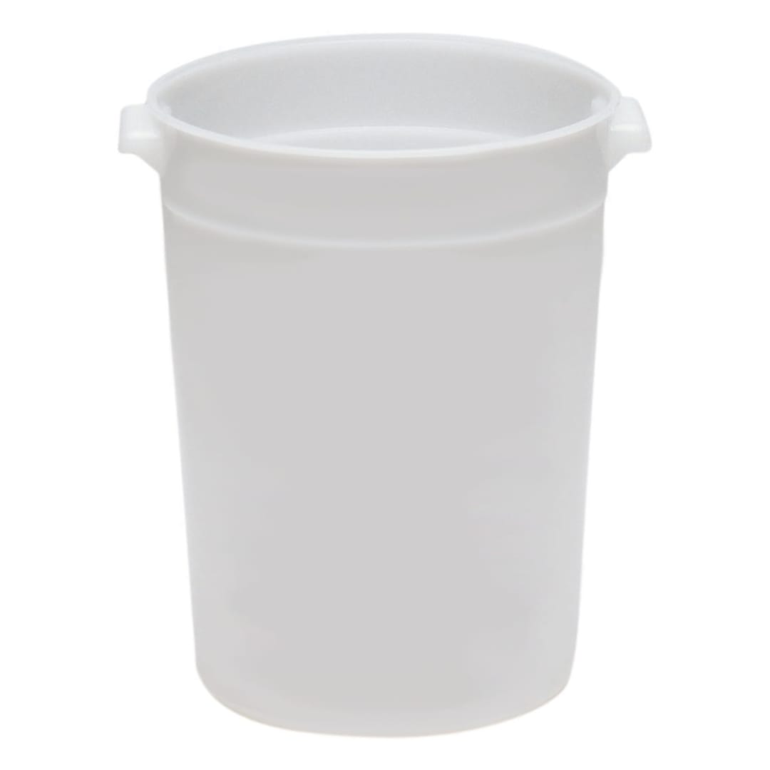 Cambro RFS8N148 White Round 8 Qt Container without Lid or Graduations