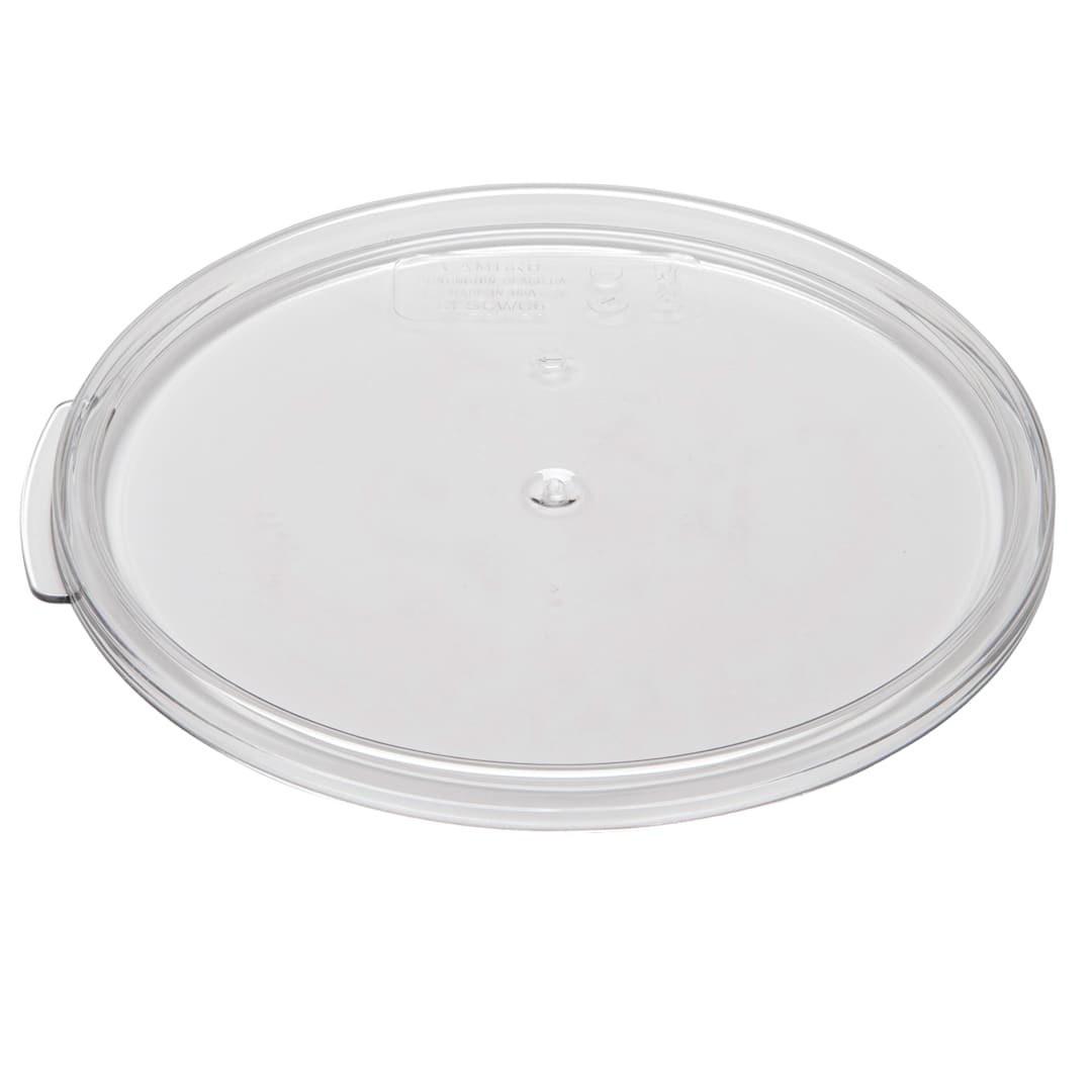 Cambro RFSCWC6135 Camwear Clear Lid for 6 & 8 Qt Round Containers
