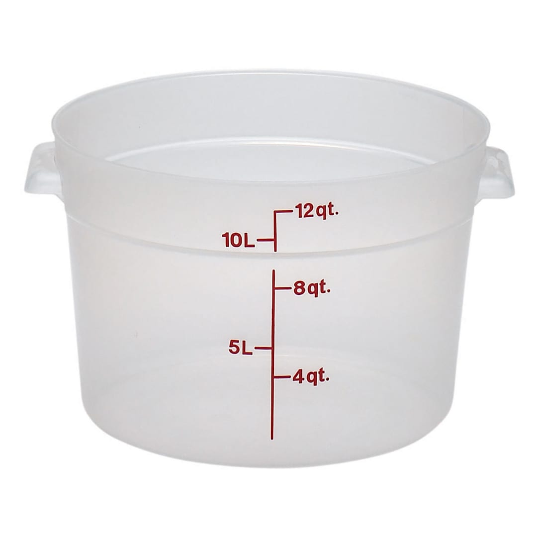 Cambro RFS12PP190 Translucent Round 12 Qt Storage Container