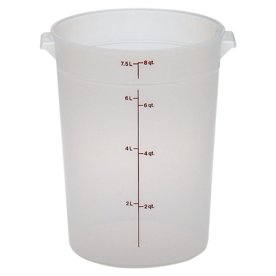 Cambro RFS8PP190 Translucent Round 8 Qt Container