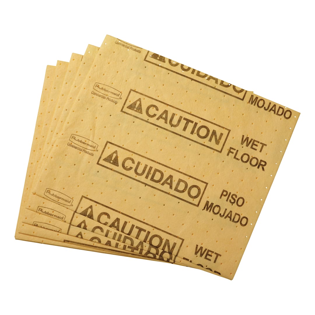 Rubbermaid FG425300 Over-the-Spill Med Yellow Station Pad