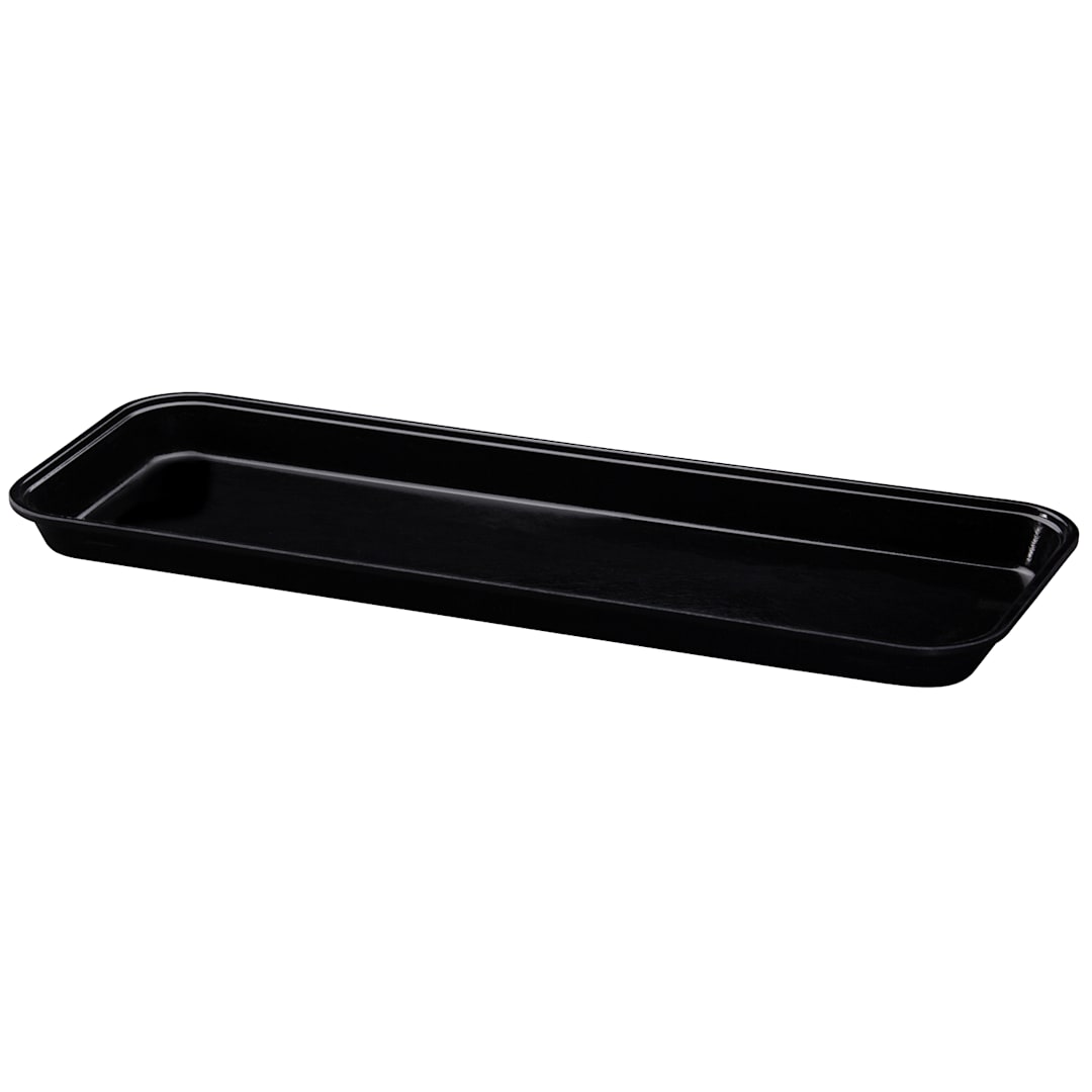 Cambro 826MT110 Black 8-1/4" x 25-1/2" Market Display Tray