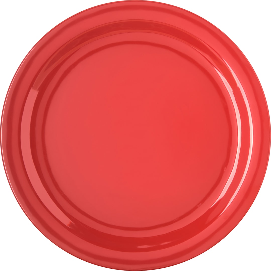 Carlisle 4350005 Dallas Ware 10-1/4" Red Dinner Plate