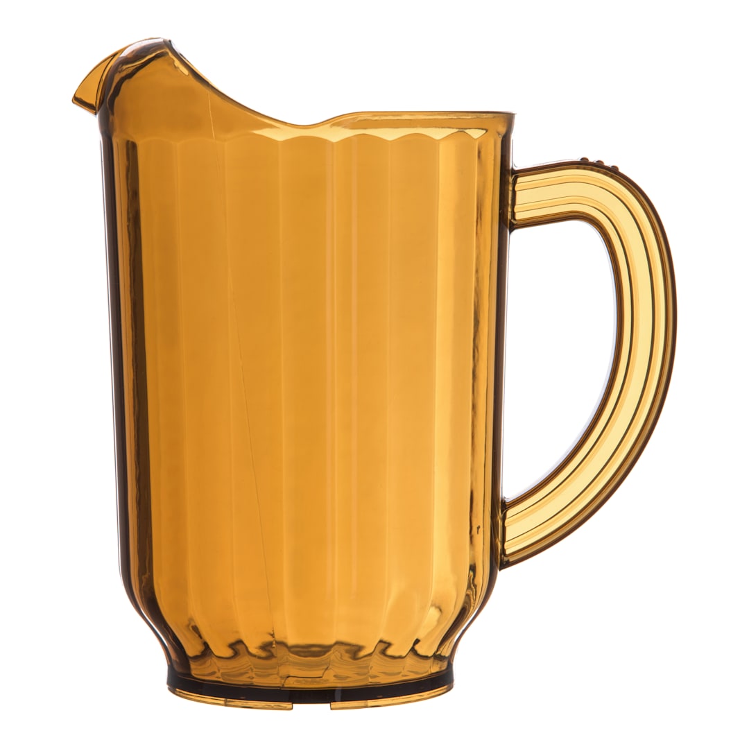 Carlisle 554013 VersaPour 60 Oz. Amber Pitcher