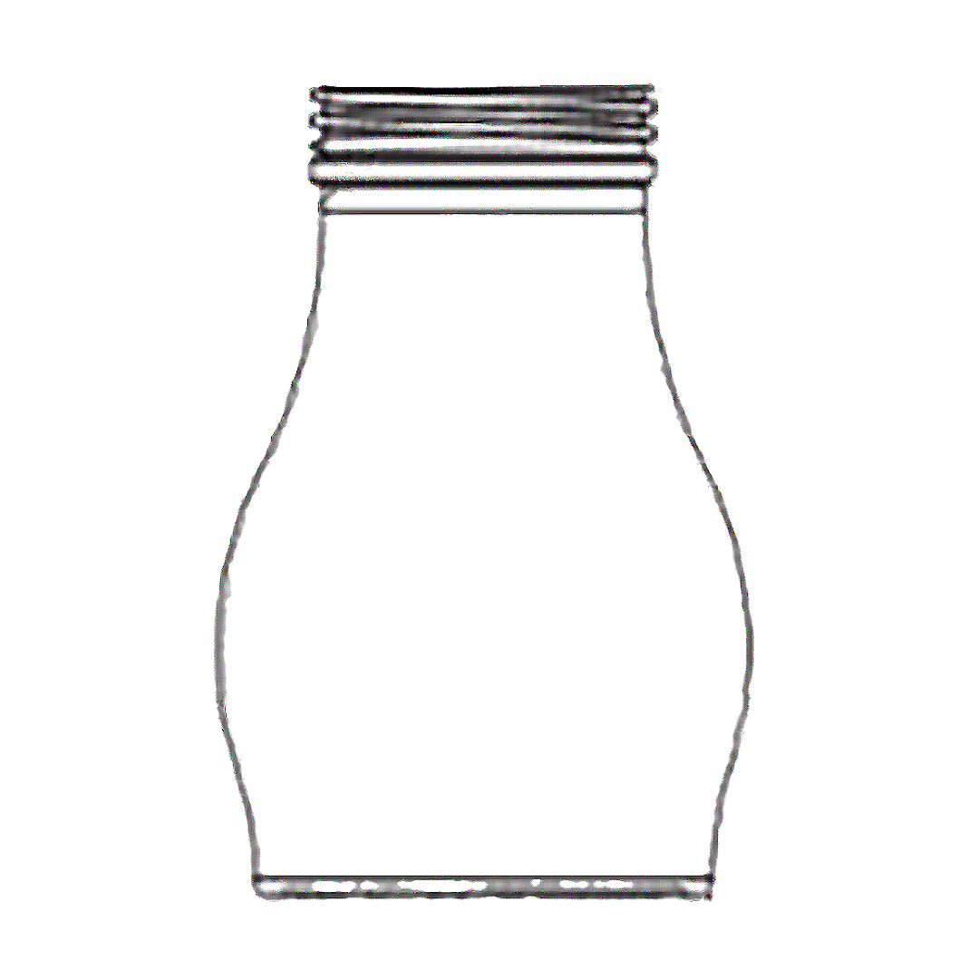 Traex 1214LJ Polycarbonate 16 Ounce Jar for Server